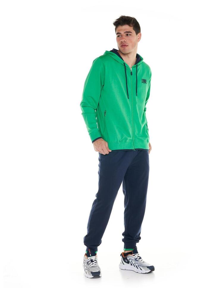 Sportowy dres męski Fluo z kapturem