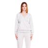 Sweatshirt lichtgewicht geweven met capuchon Crystal Shine