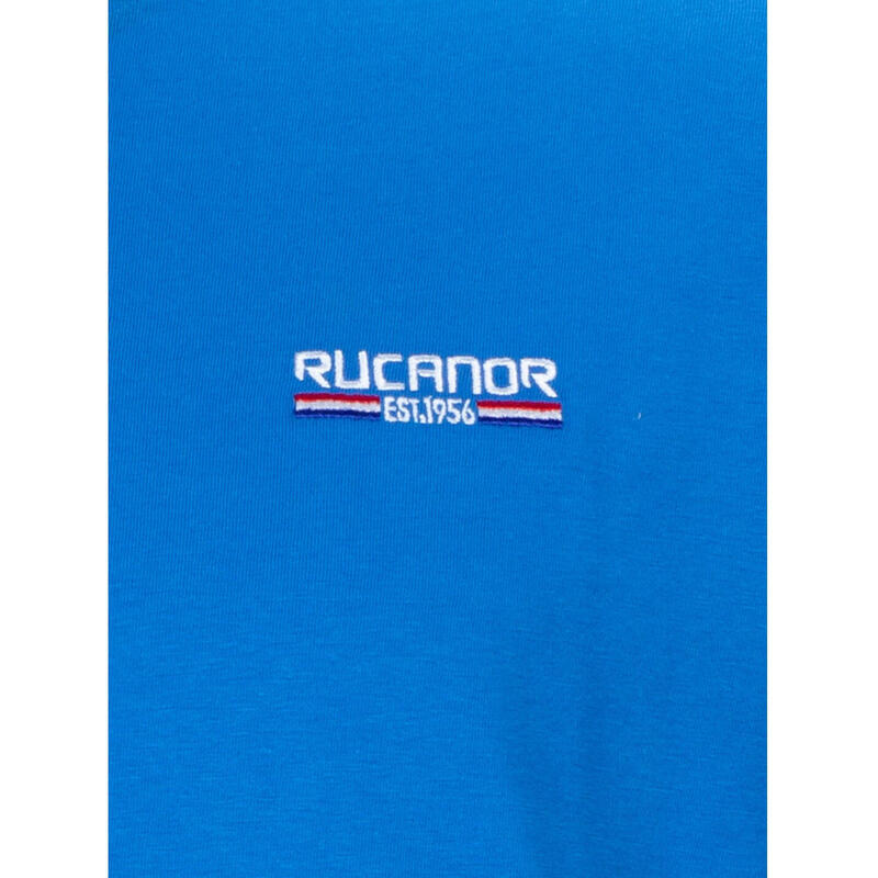 Rucanor Raffi chemise basique col rond hommes bleu