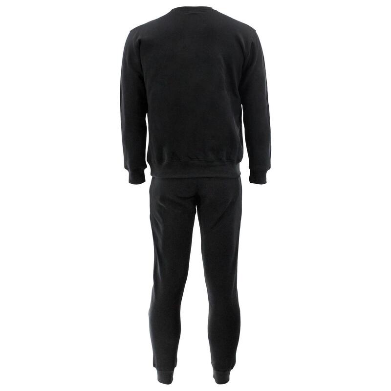 Joggingpak sweater Heren/Dames signature line zwart  - Copy Fitness en Hardlopen