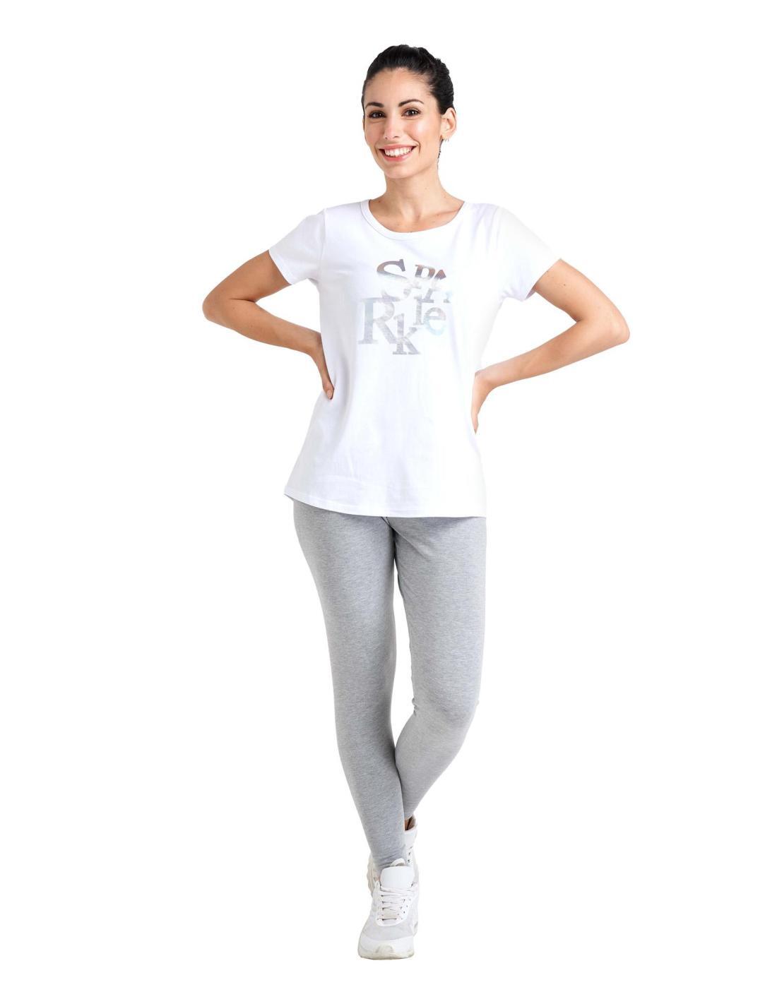 Camiseta mujer manga corta Sparkly 3/6