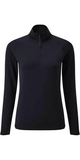 T-shirt Zip à Manches Longues Uv Tec Pour Femme