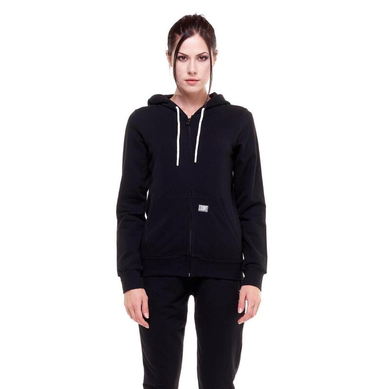 Felpa da donna cappuccio e full zip Basic