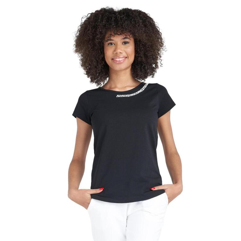 T-shirt femme manches courtes Luxe