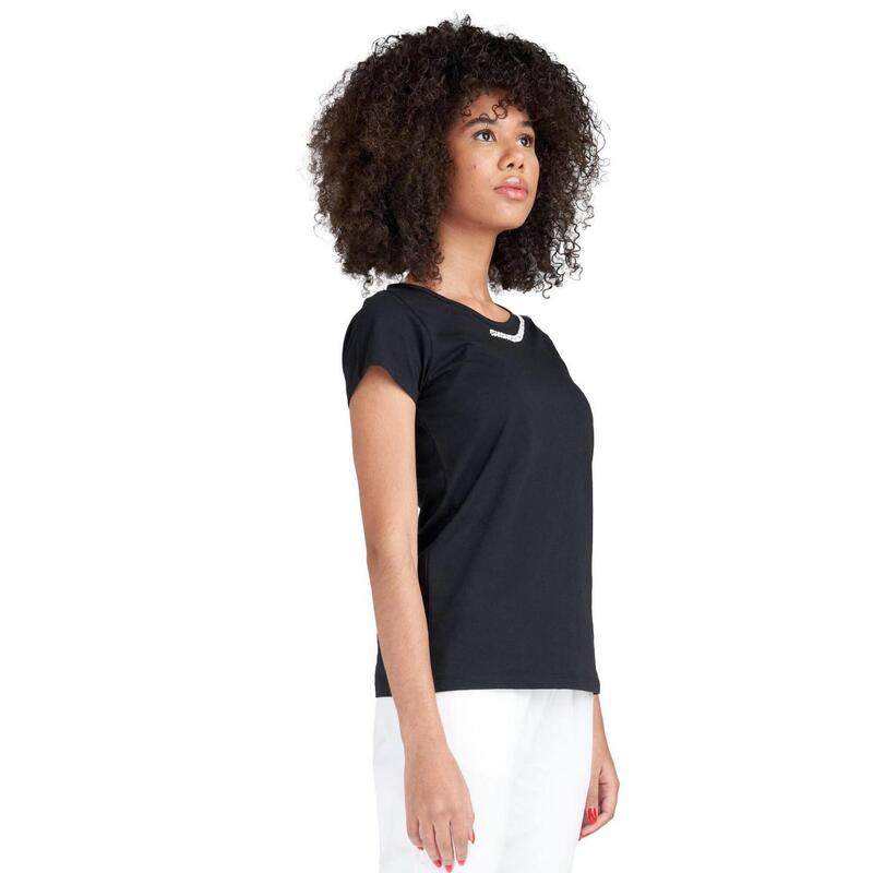 Dames t-shirt korte mouwen Luxe