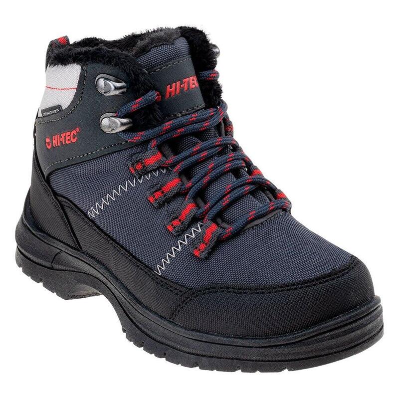 Scarponcini Da Passeggio Impermeabile Bambini Hi-Tec Lusari Grigio Scuro Nero CH10392 Scarponcini Da Passeggio Impermeabile Bambini Hi-Tec Lusari Grigio Scuro Nero CH10392