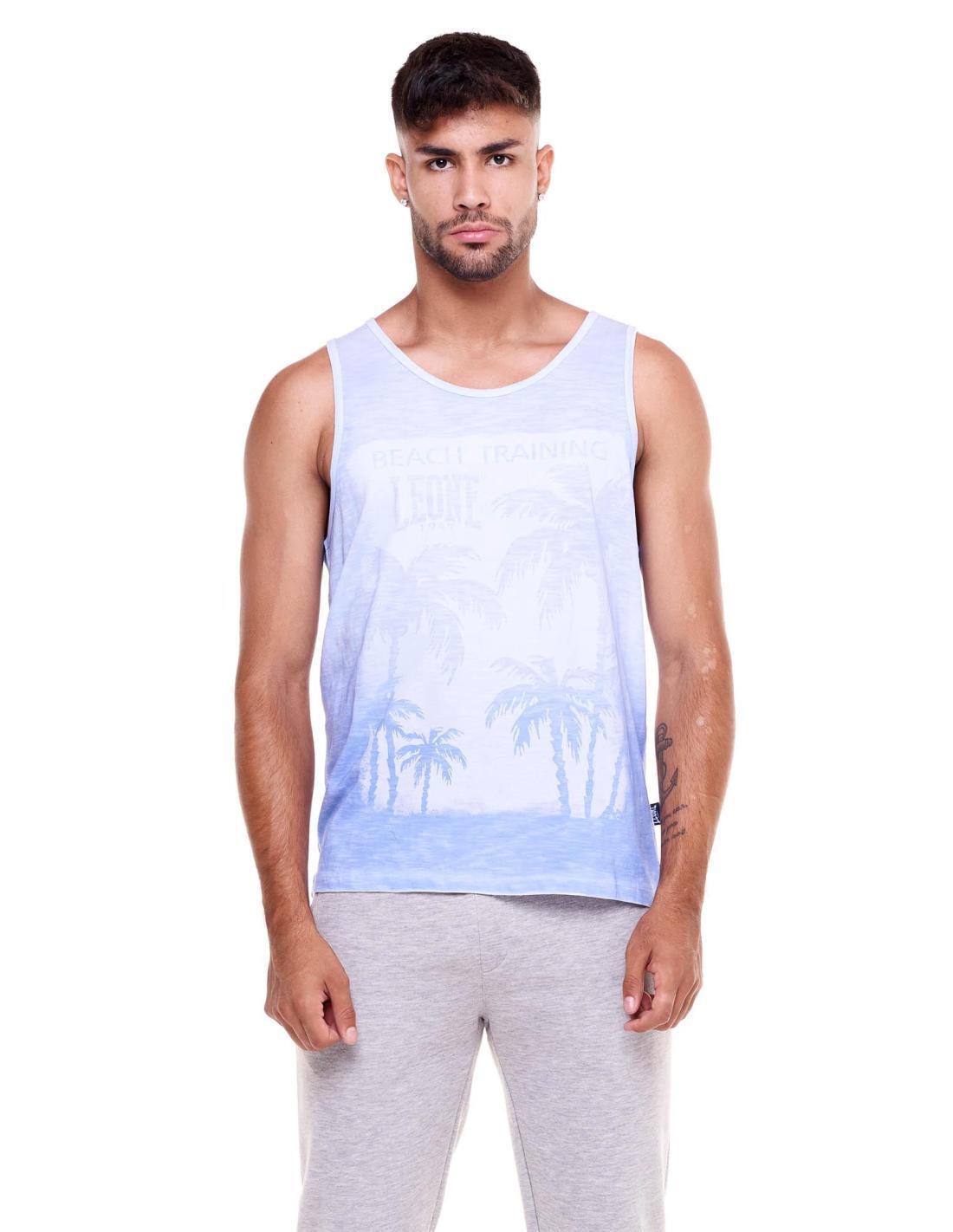 LEONE 1947 APPAREL Canotta da uomo tie dye Beach
