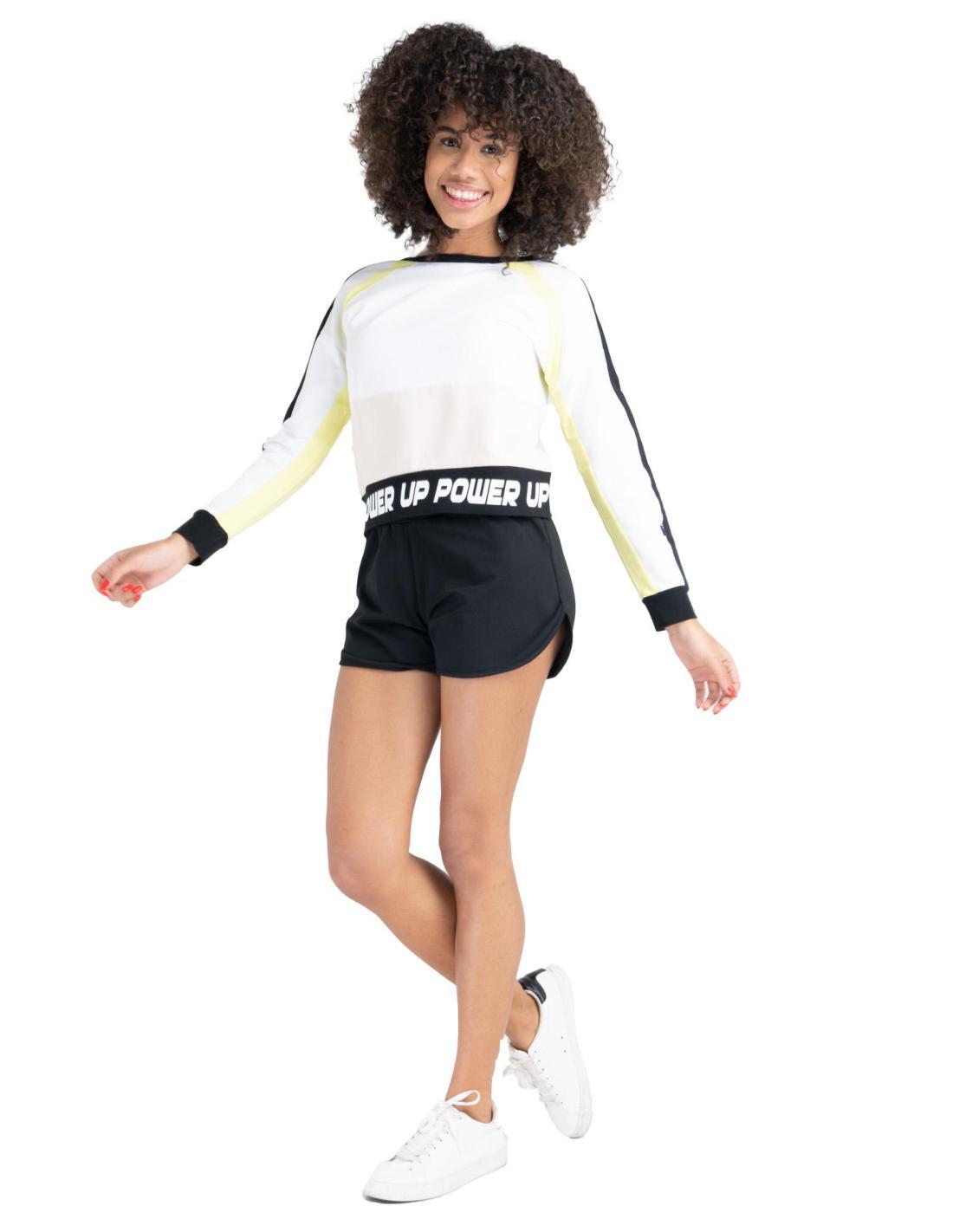 Sweat ras du cou femme fluo 2/6