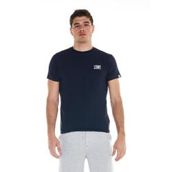 Basic heren T-shirt met korte mouwen en klein logo