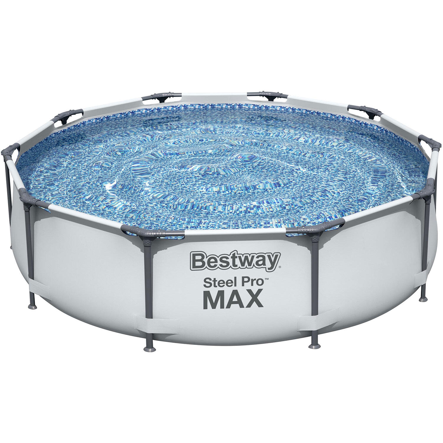 Swimming pool - Steel Pro Max grey adult