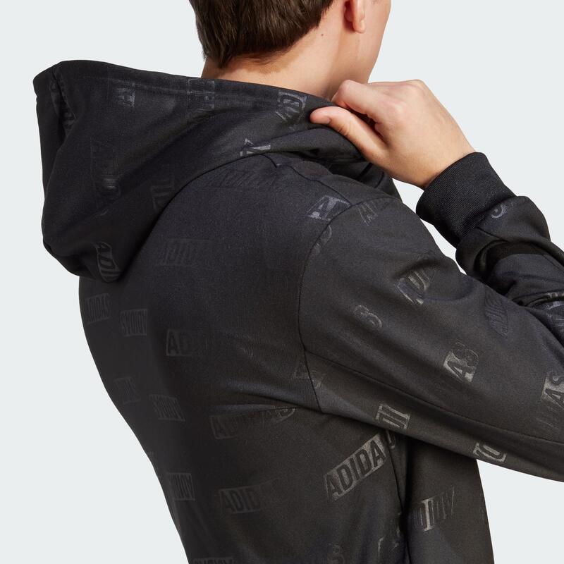 Veste de survêtement entièrement zippée polaire relief adidas