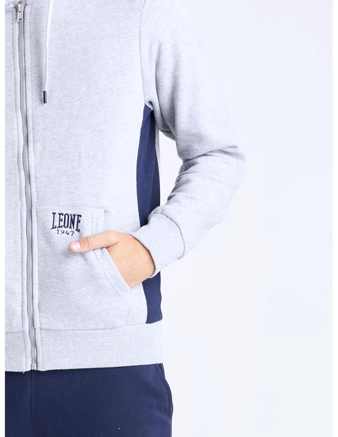 Survêtement homme avec capuche et zip College Ash 5/6