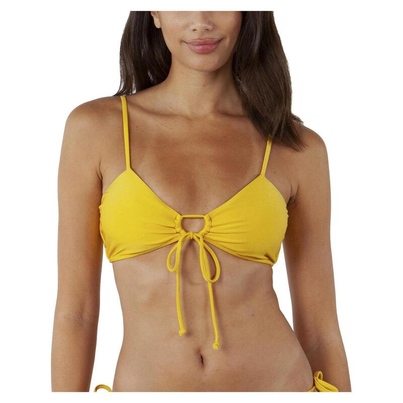 Sutien bikini Isla Bow Tie - galben femei