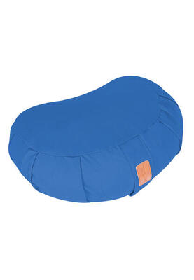 Yogakussen - meditatie - halve maan vorm - spelt - donker blauw