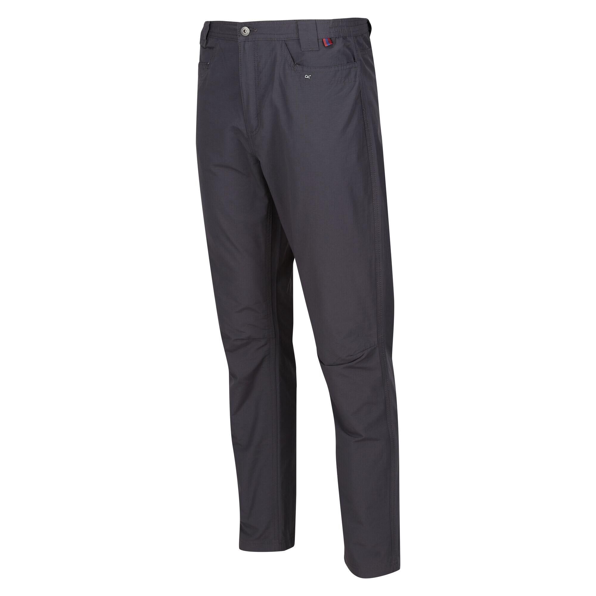 REGATTA Delgado Men's Hiking Lightweight Trousers - Mid Grey