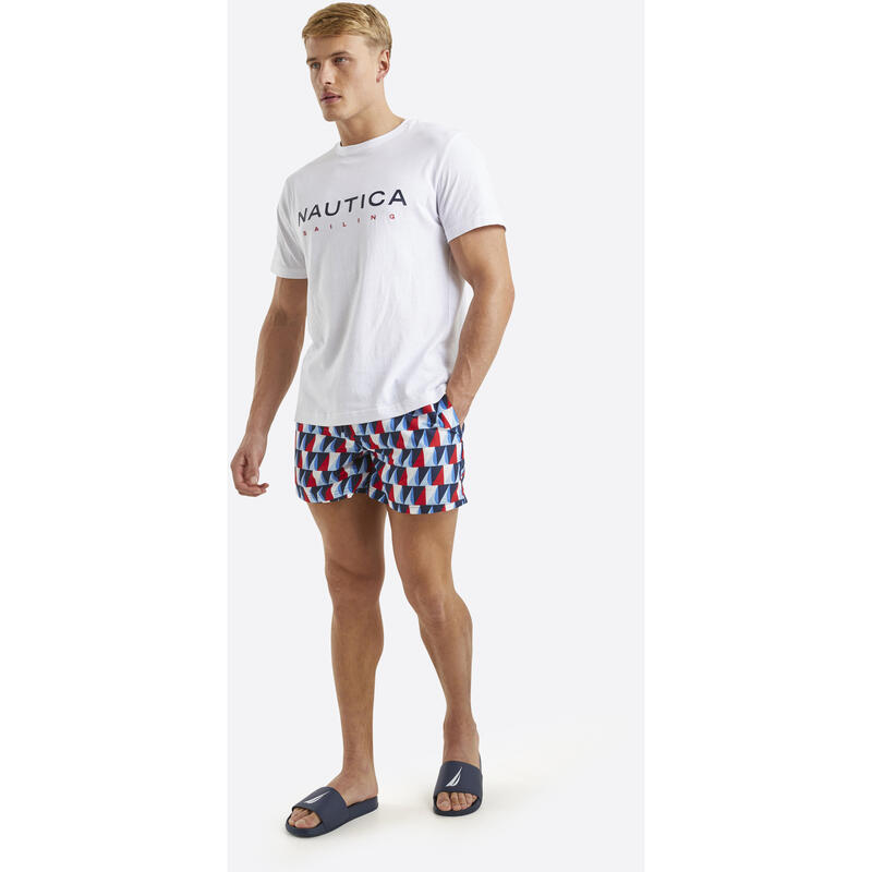 Pantaloni scurti de baie barbati Nautica Dorval 4, Multicolor