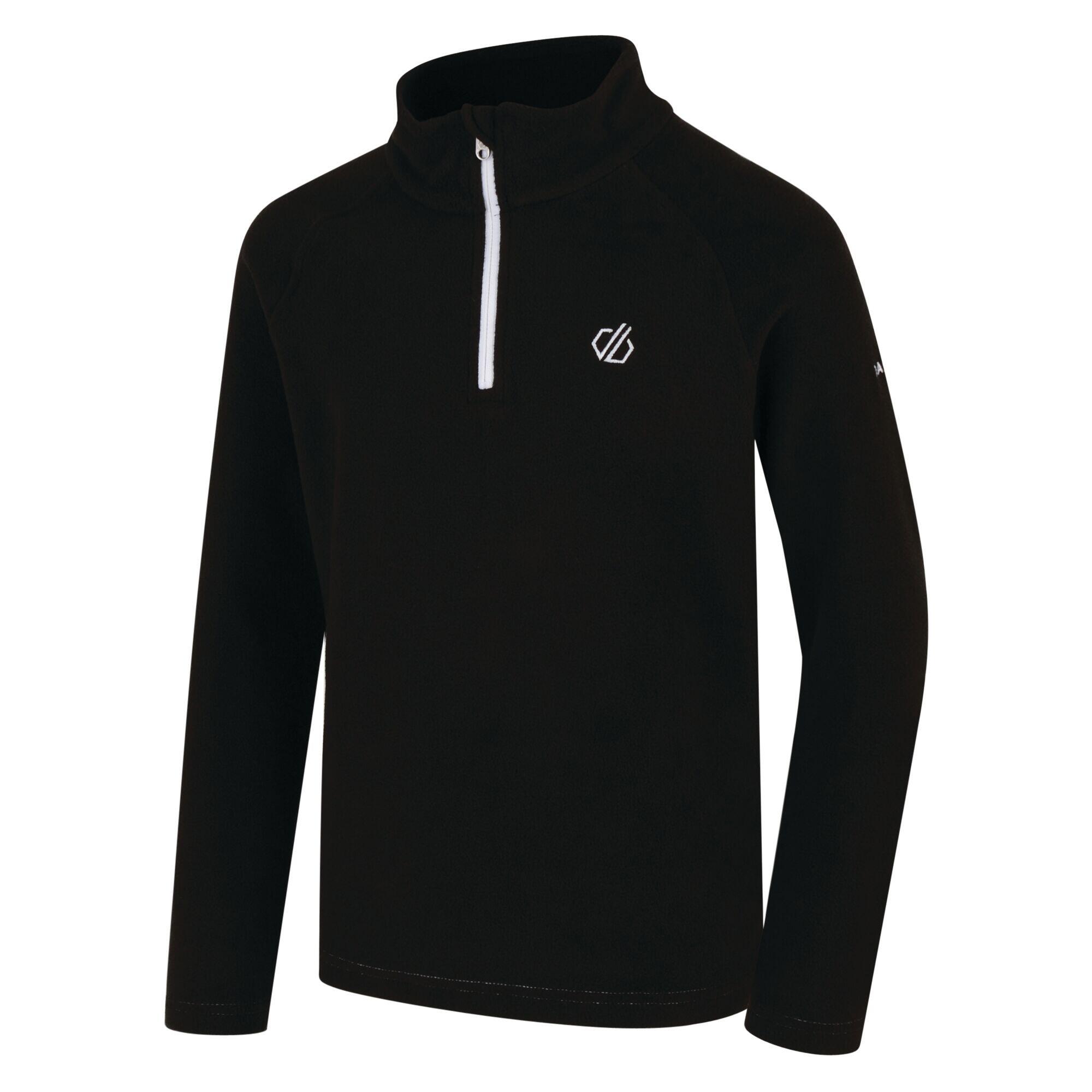 Freehand Kids' Hiking Half Zip Fleece - Black 2/7