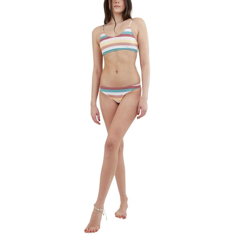 Chiloti bikini Moana Classic Bottoms - alb femei