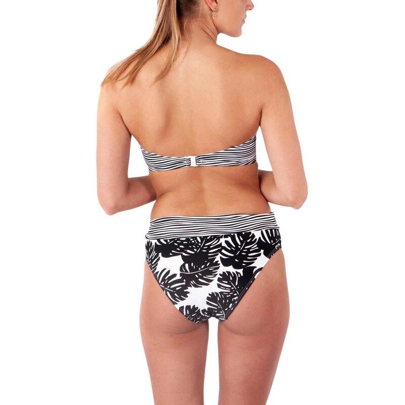 Sutien bikini Banksia Bandeau - negru femei