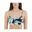 Moana Bralette Top női bikini felső - sötétkék