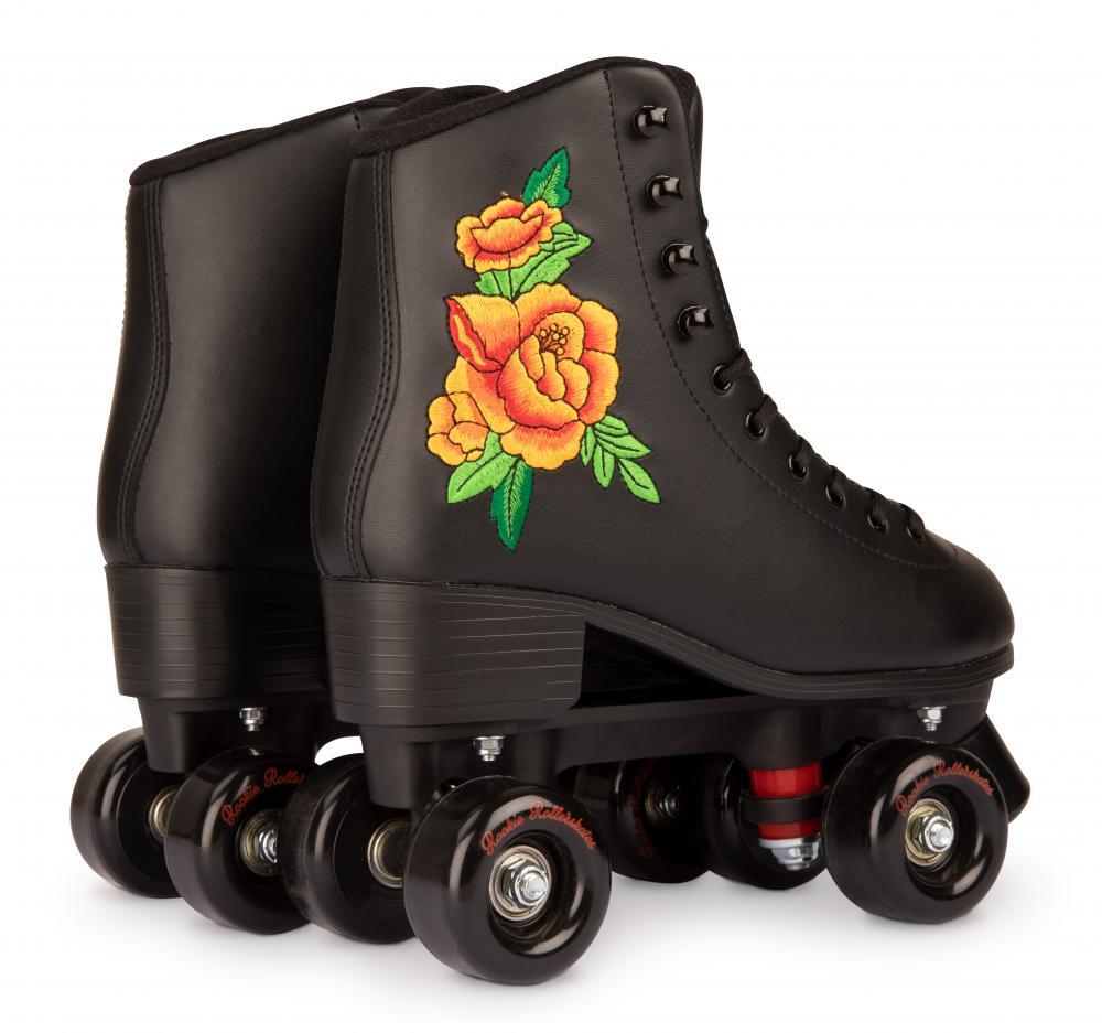 Rosa Quad Roller Skates - Black/Multi 5/5