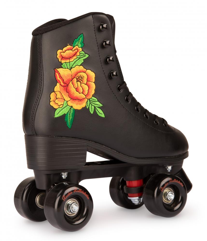 Rosa Quad Roller Skates - Black/Multi 3/5