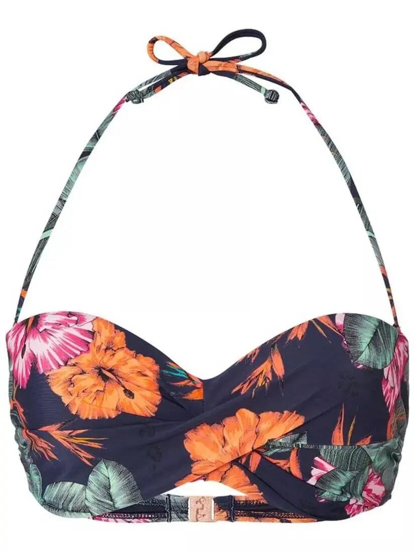 O'NEILL - PW SOL MIX BIKINI TOP - BLUE AOP W - 40C 3/4