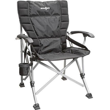 Brunner chaise pliante camping confort XL noire