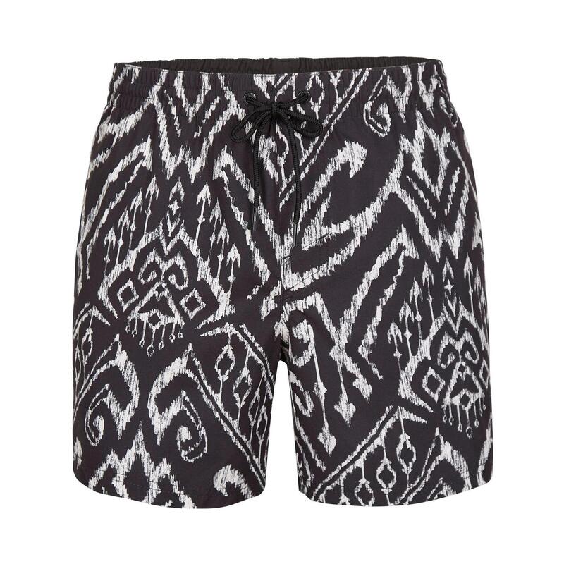 Cali Print 15'' Swim Shorts férfi fürdőnadrág - fekete