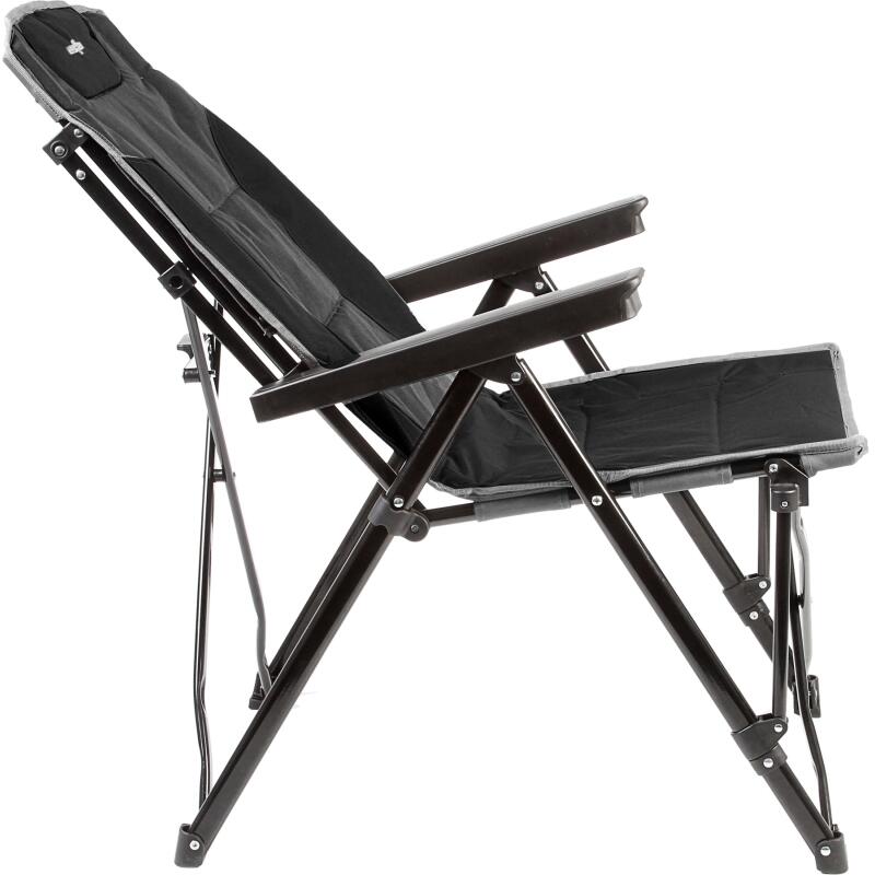 Brunner chaise pliante camping inclinable raptor recliner noir 2/7