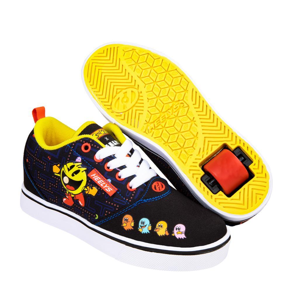 HEELYS Pro 20 Prints Pac-Man Black/Yellow/Red/Multi Kids Heely Shoe