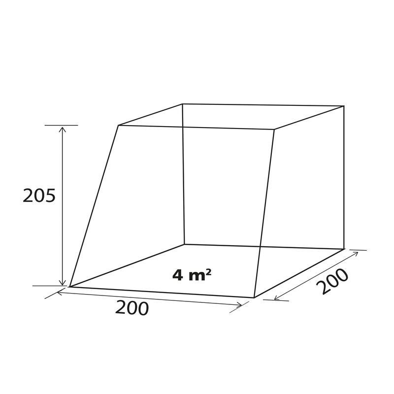 tenda posteriore per furgoni van VW T5-T6 Comet