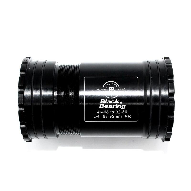 Boîtier de pédalier de roulement Black Bearing 46-68/92-DUB