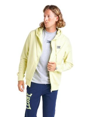 Leone basic herenhoodie met rits, zonder sweatshirt