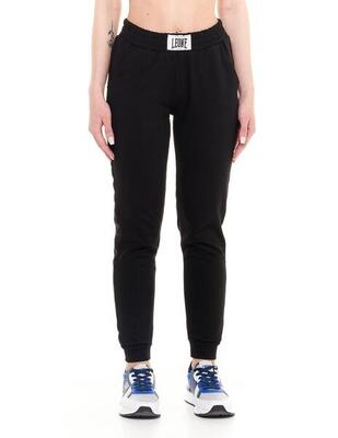 Damen-Fleecehose mit Flower-Satin-Einsätzen