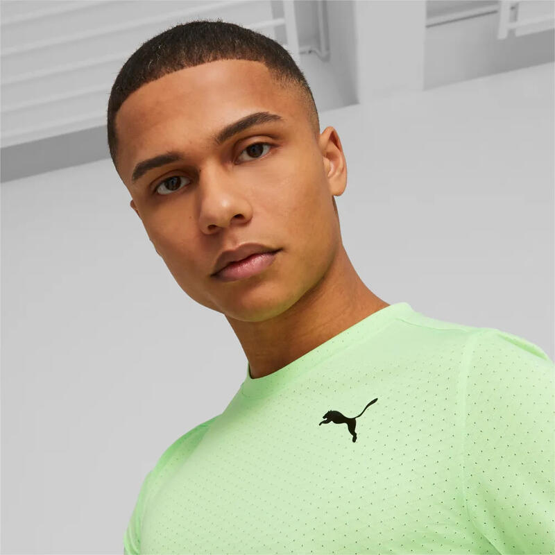 Puma Favourite Blaster chemise de sport vert clair pour hommes,