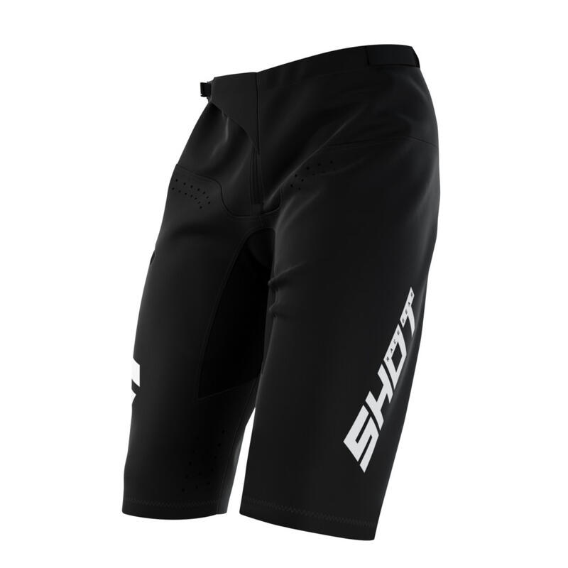 Pantalones cortos bicicletas de montaña modelo Rogue Revolt Noir, rojo