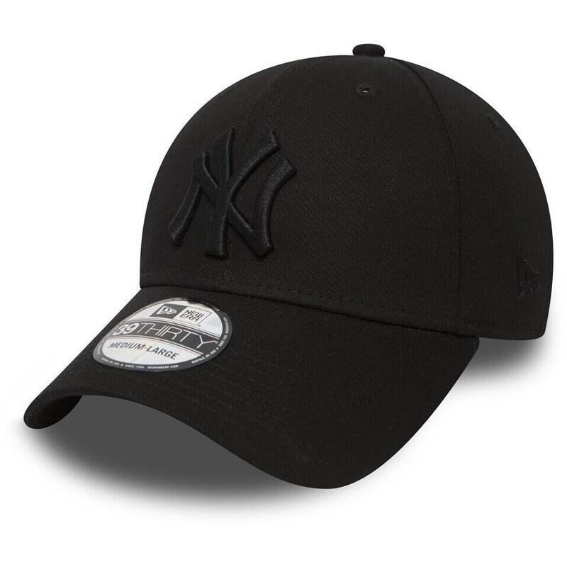 Boné New Era 39Thirty Classic New York Yankees, Preto, Unissex