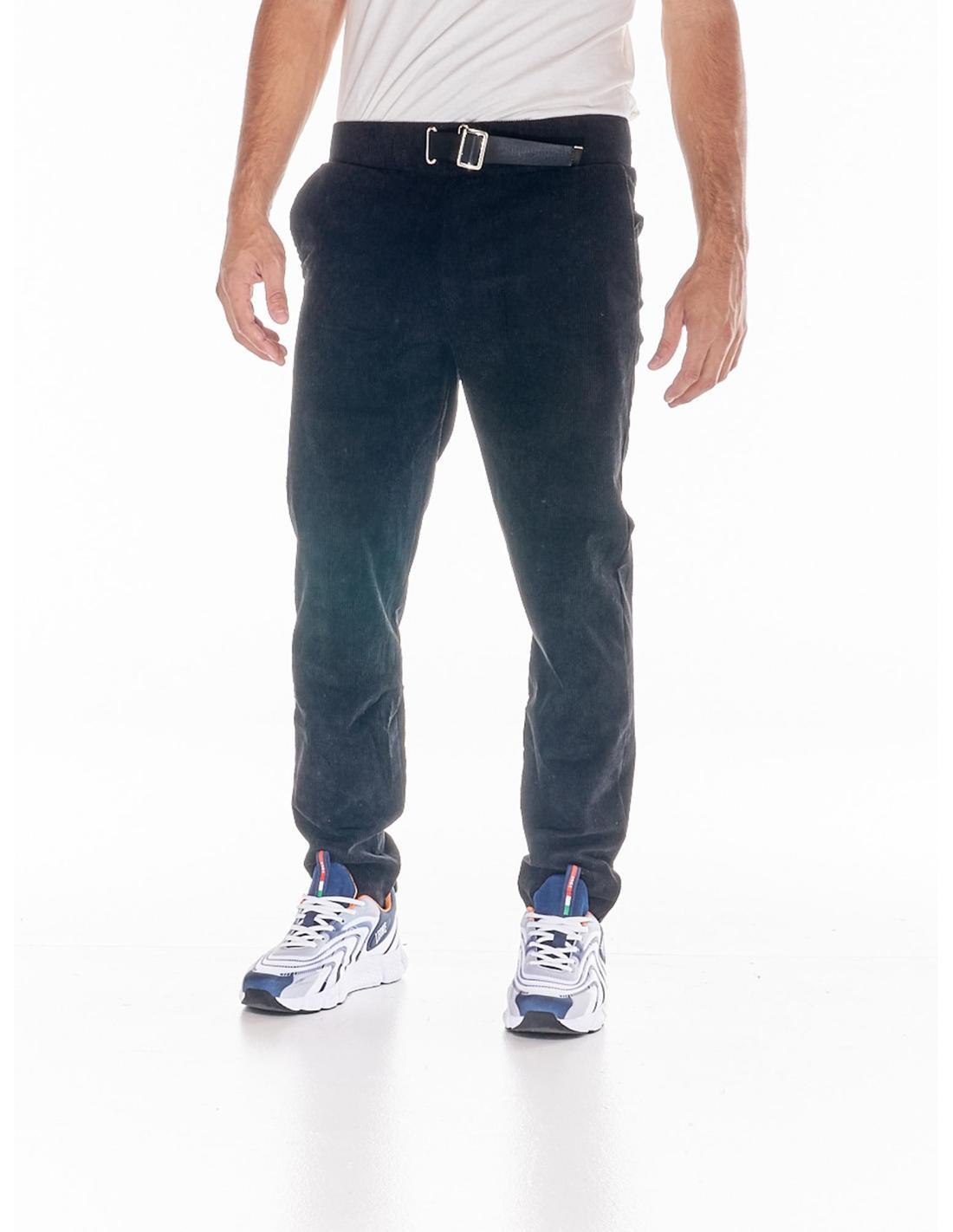 Pantalon homme en velours côtelé élastique Neutres 1/7