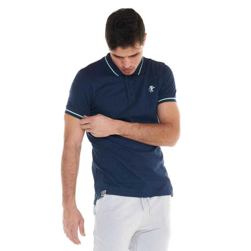 Poloshirt met korte mouwen en kraag heren Bold Color