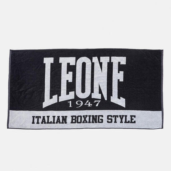 Asciugamano Leone1947 Jacquard 150 x 80 cm – Nero
