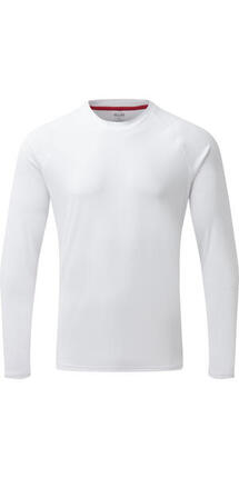 Tee-Shirt UV Tec à Manches Longues Blanc - Homme