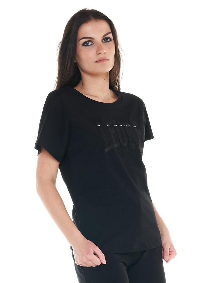 Damski t-shirt Cristal Shine z dużym logo