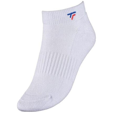 Pack 3 Paar Tecnifibre Kurze Socken Weiss