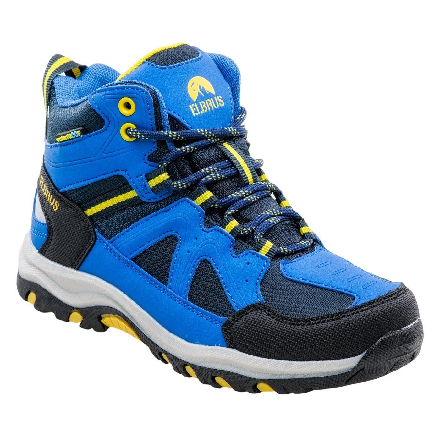 Scarponcini Da Passeggio Bambini Elbrus Plaret Blu Navy Lago Azzurro Giallo |  Elbrus