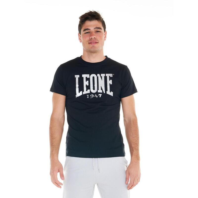 Sportief heren-T-shirt met groot logo