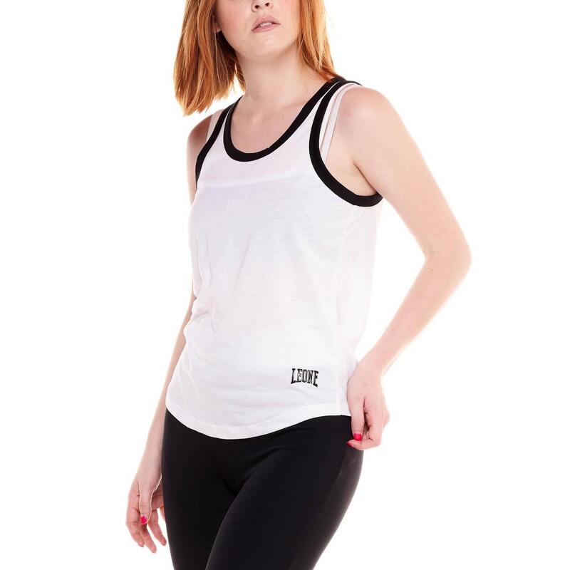 Camiseta sin mangas para mujer Leone Black & White