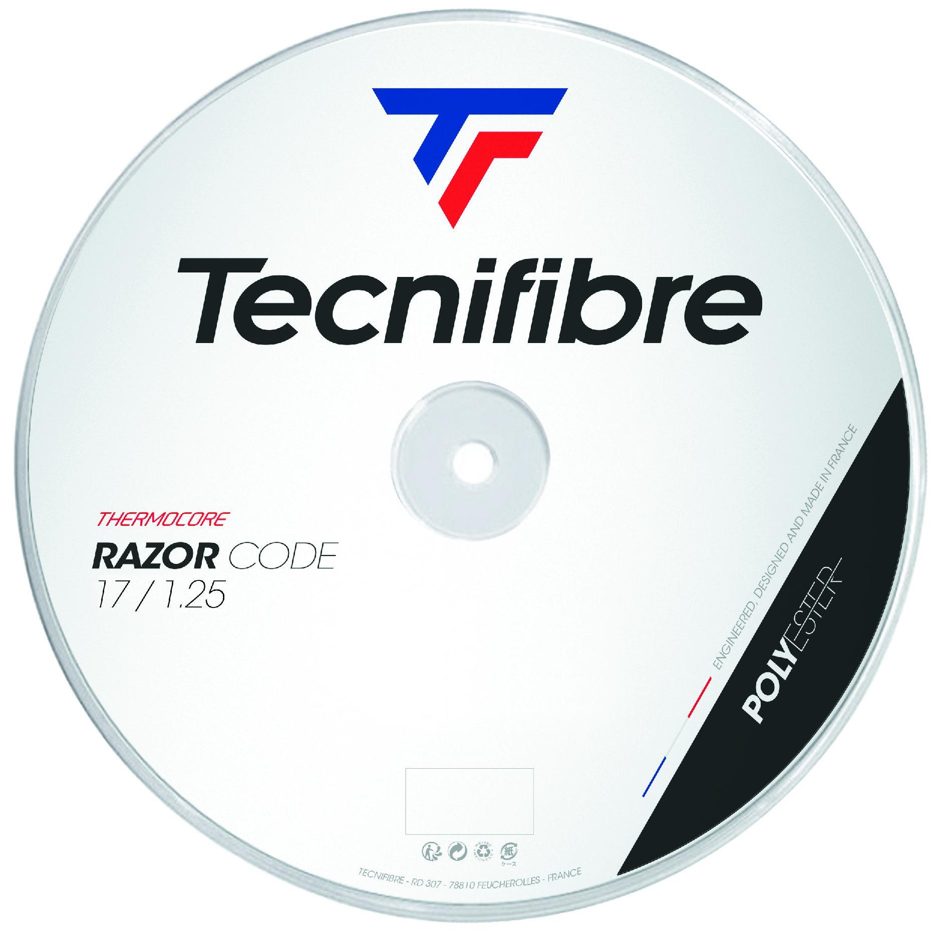 TECNIFIBRE Cuerdas de tenis Tecnifibre Razor Code 200 m