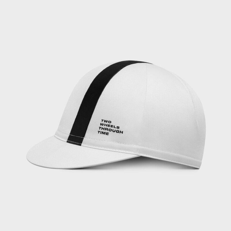 Casquette vélo rétro Cyclisme Homme et Femme Drift Blanc