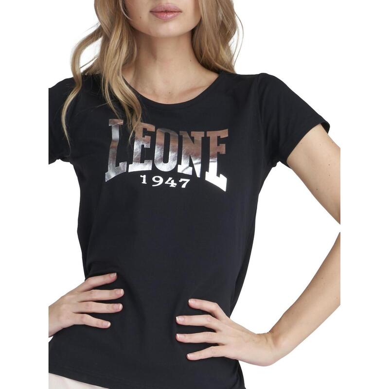 T-shirt maxi logo donna con maniche corte Training